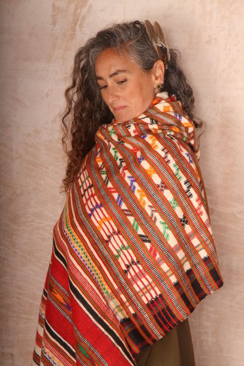 Tribal Shawl, Large, Black Diamond