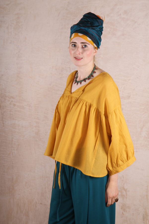 Boho Top Organic Cotton - Acacia Yellow - Image 7