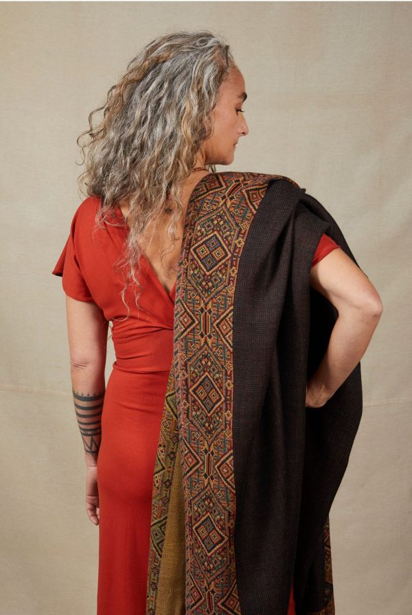 Amelie Cotton Lycra Maxi Dress Paprika - Image 6