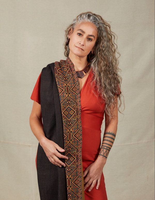 Amelie Cotton Lycra Maxi Dress Paprika - Image 2