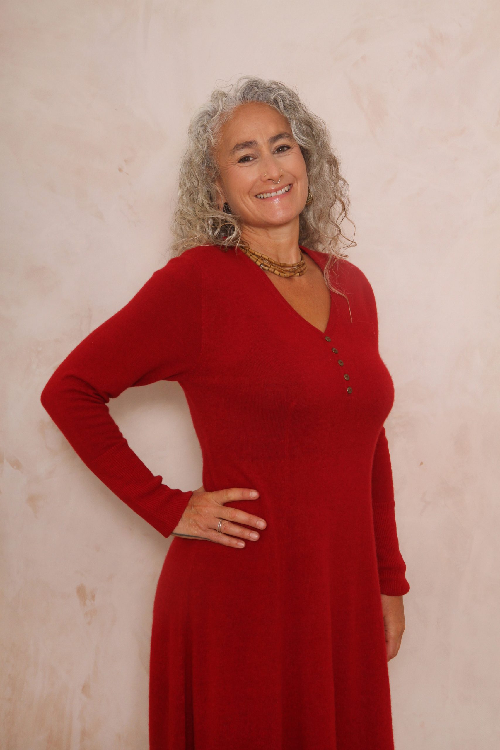 RHIANNON A-LINE MAXI DRESS PURE LAMBSWOOL PREORDER - Image 17