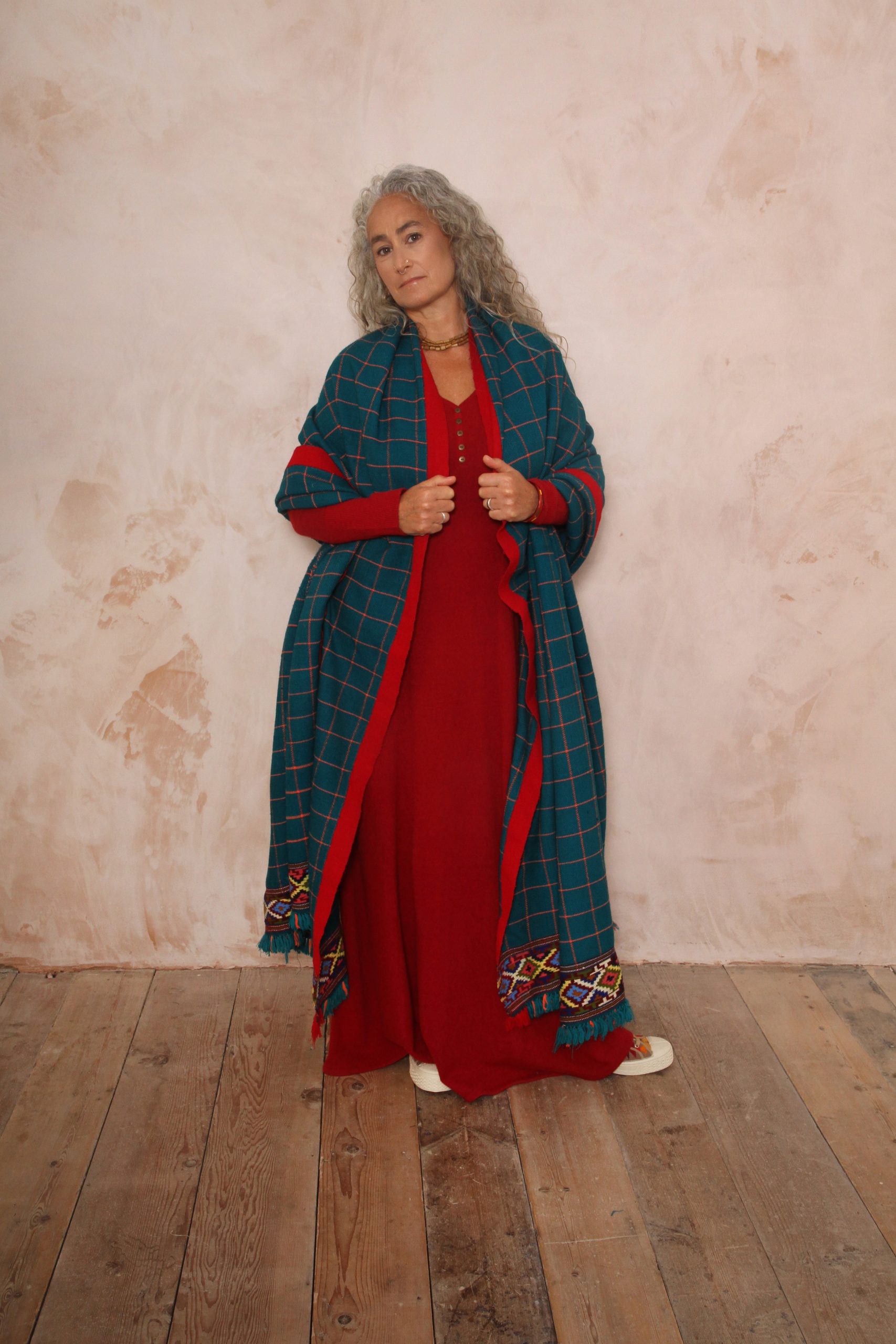 RHIANNON A-LINE MAXI DRESS PURE LAMBSWOOL PREORDER - Image 13