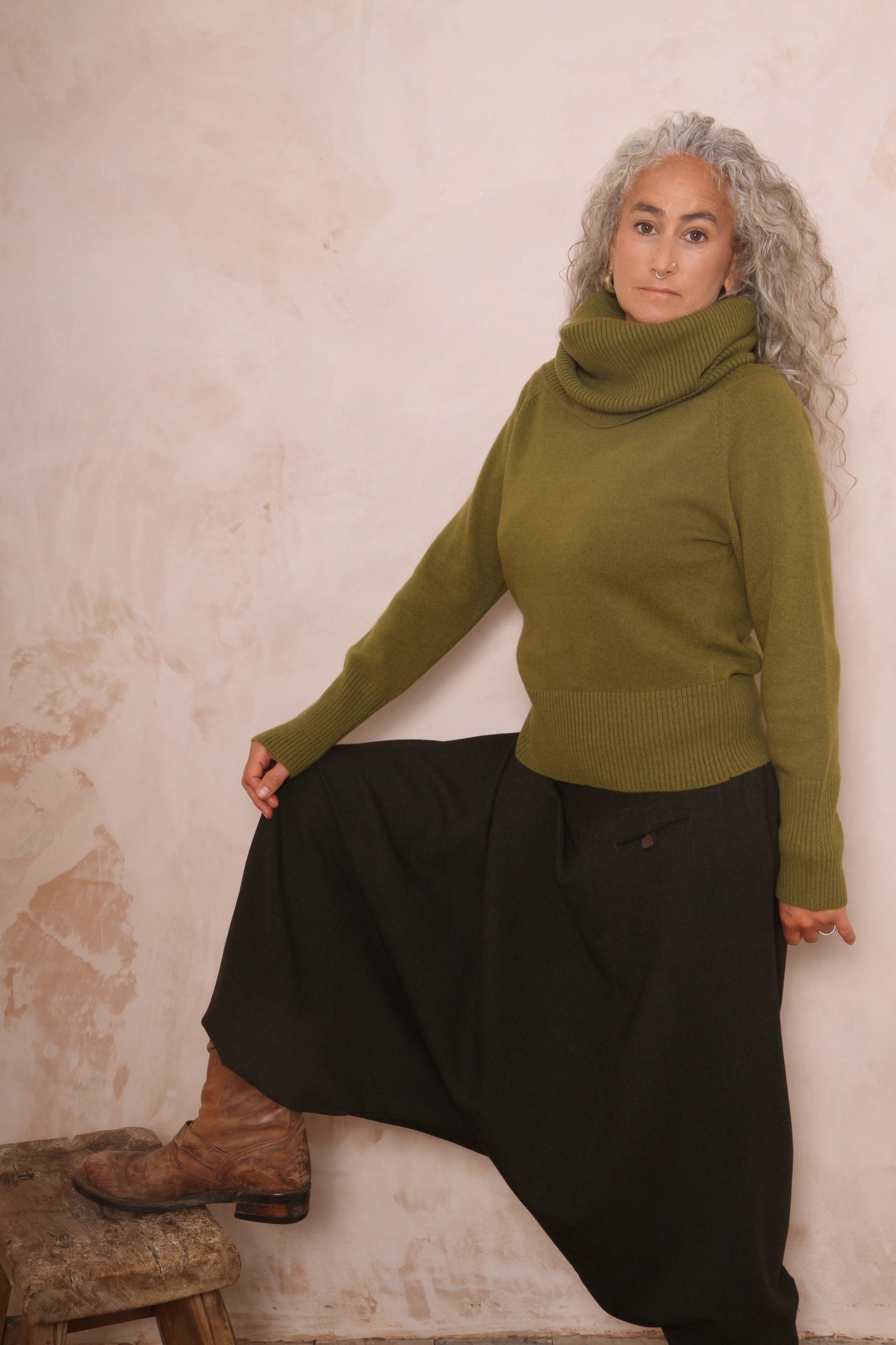 COWL NECK JUMPER PURE LAMBSWOOL preorder - Image 6