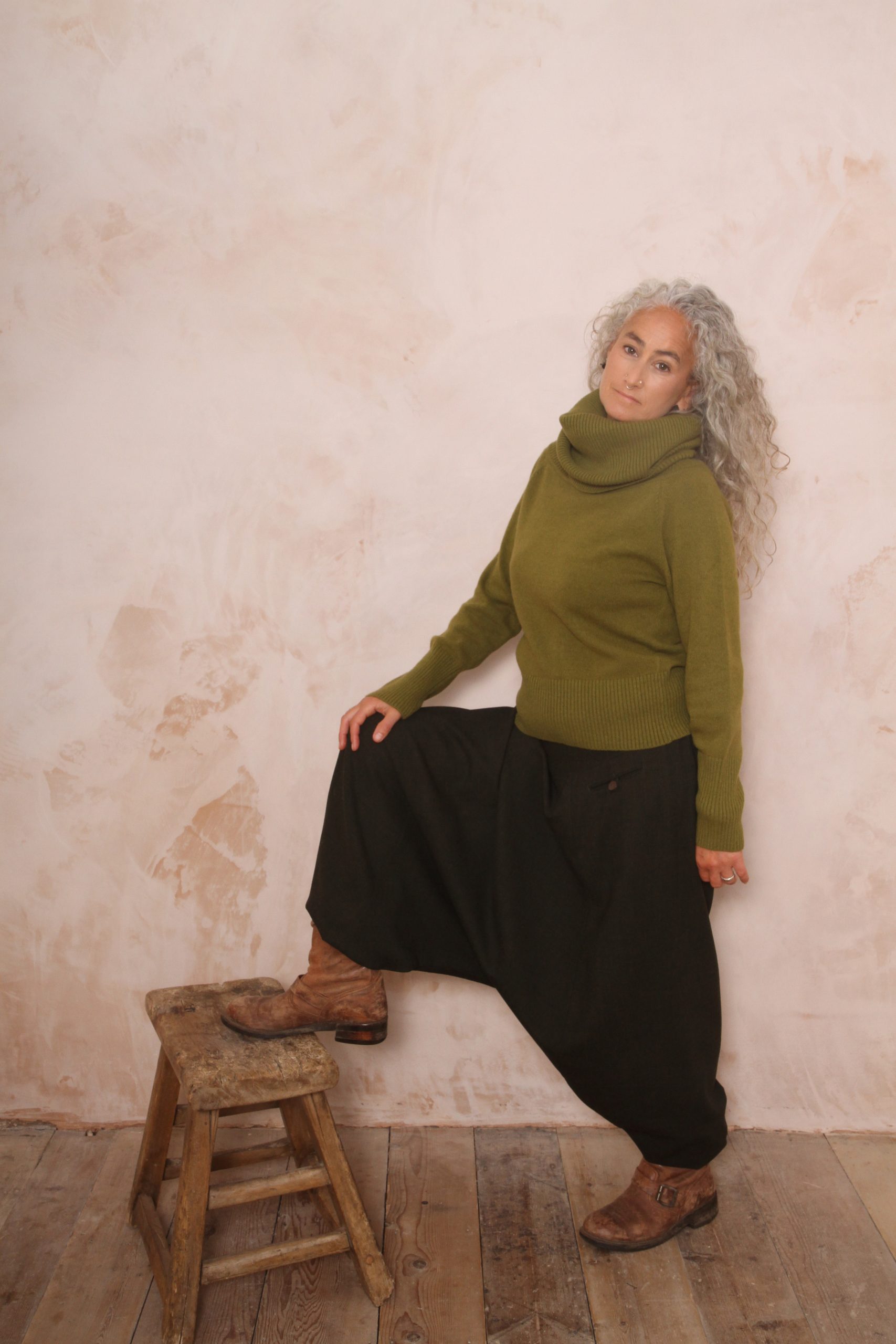 COWL NECK JUMPER PURE LAMBSWOOL preorder - Image 3