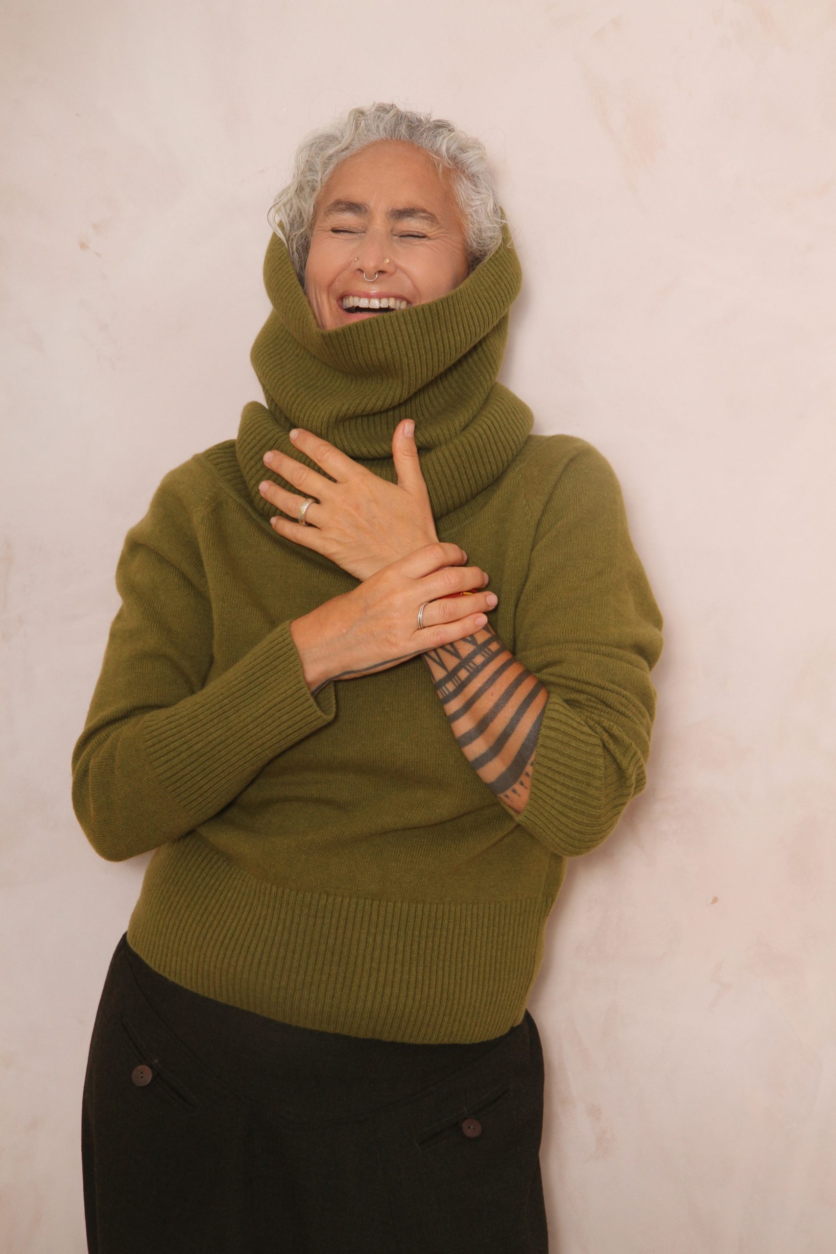 COWL NECK JUMPER PURE LAMBSWOOL preorder - Image 4