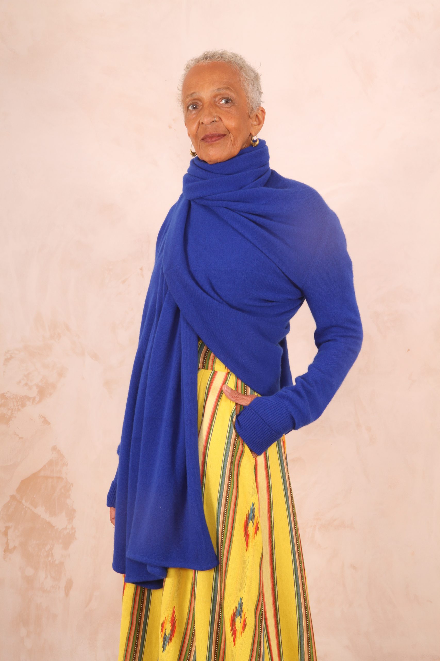TARA SHAWL NECK CARDIGAN WITH OBI BELT PURE LAMBSWOOL PREORDER - Image 19