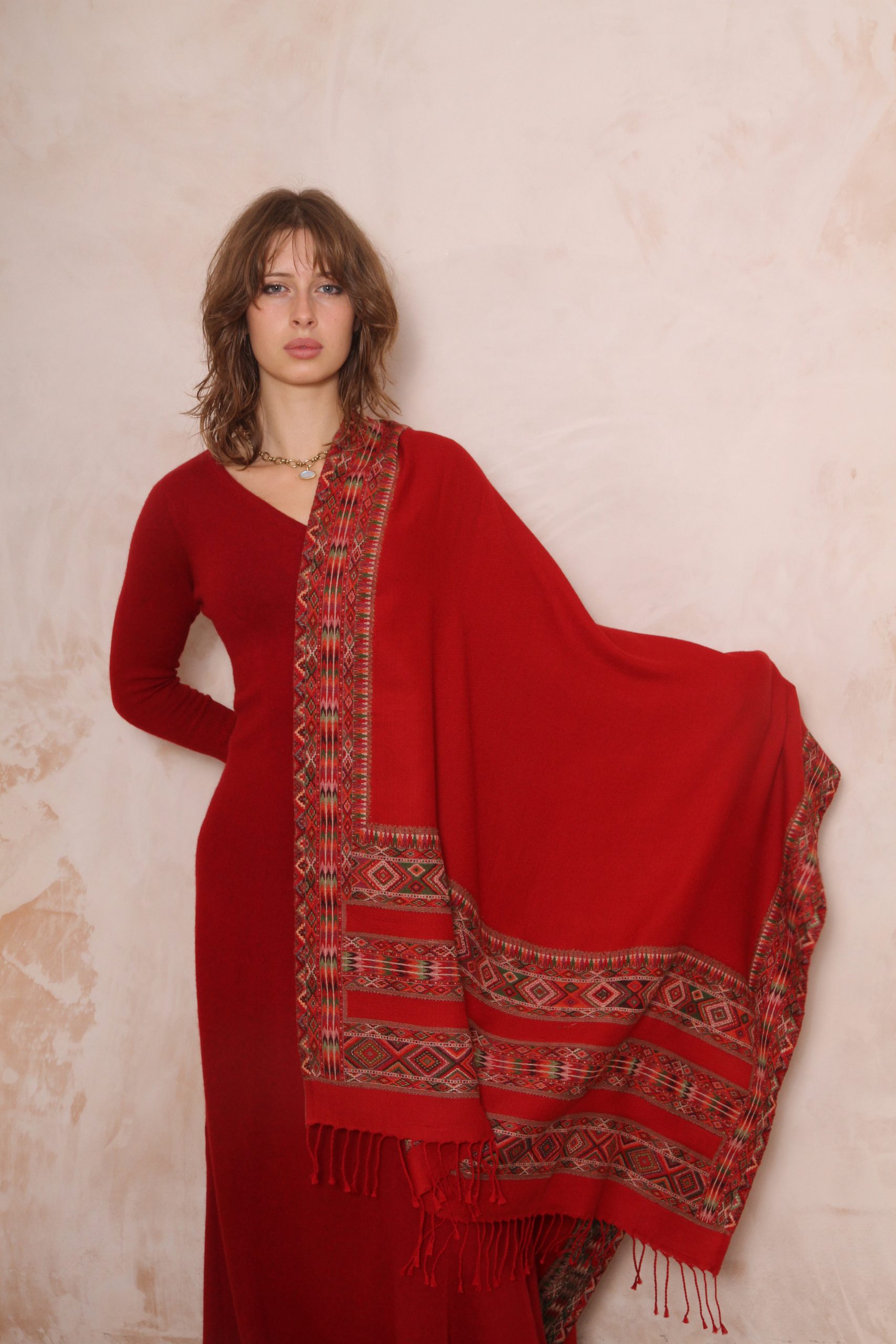 RHIANNON A-LINE MAXI DRESS PURE LAMBSWOOL PREORDER - Image 12