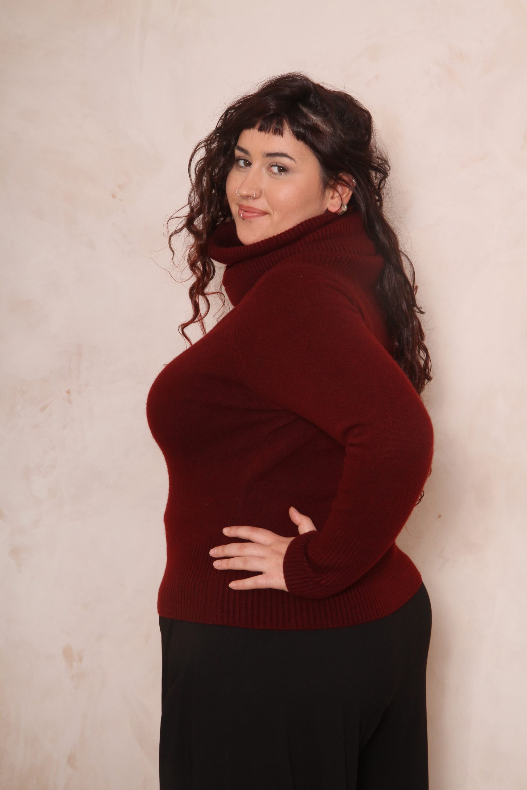 COWL NECK JUMPER PURE LAMBSWOOL preorder - Image 5
