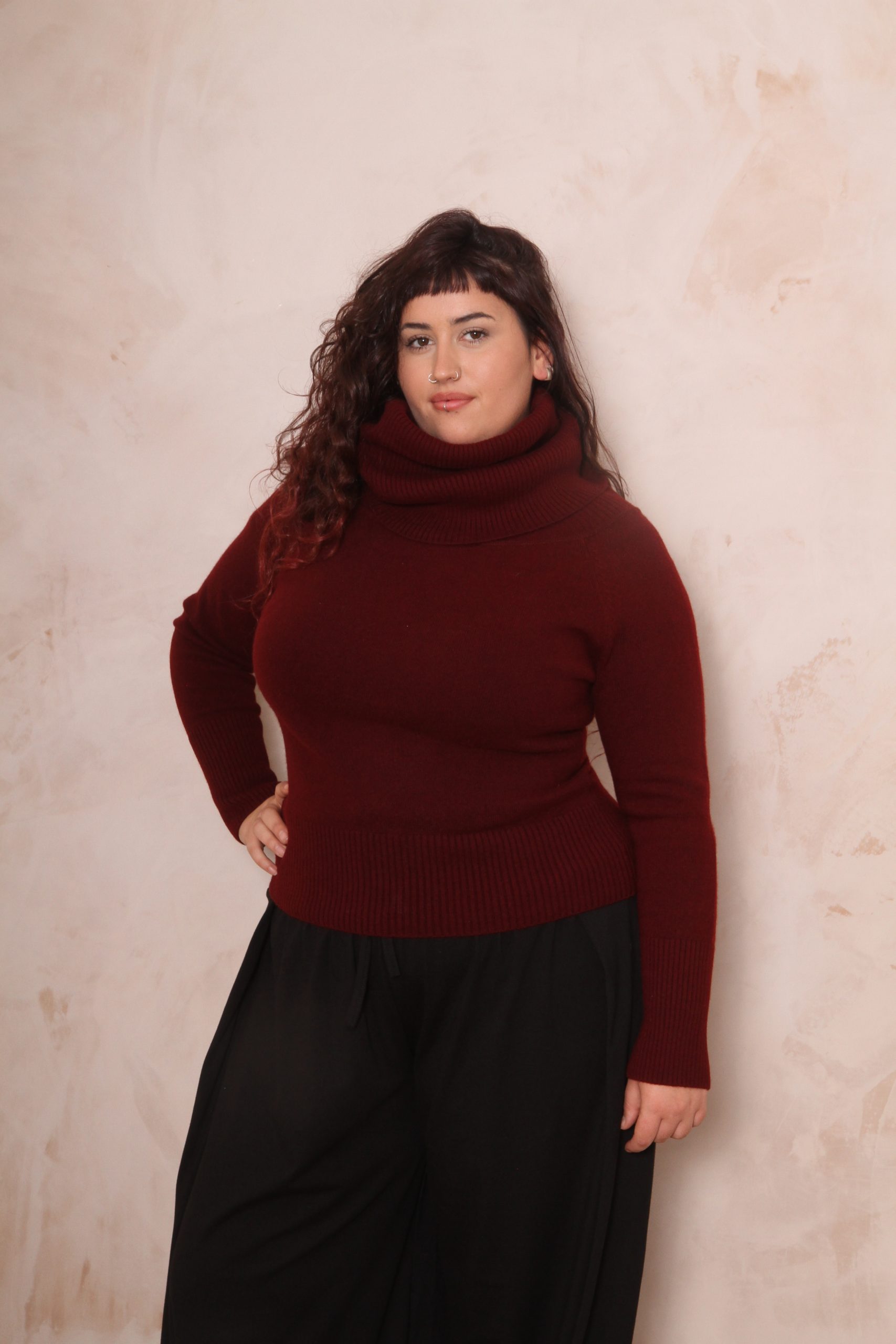 COWL NECK JUMPER PURE LAMBSWOOL preorder