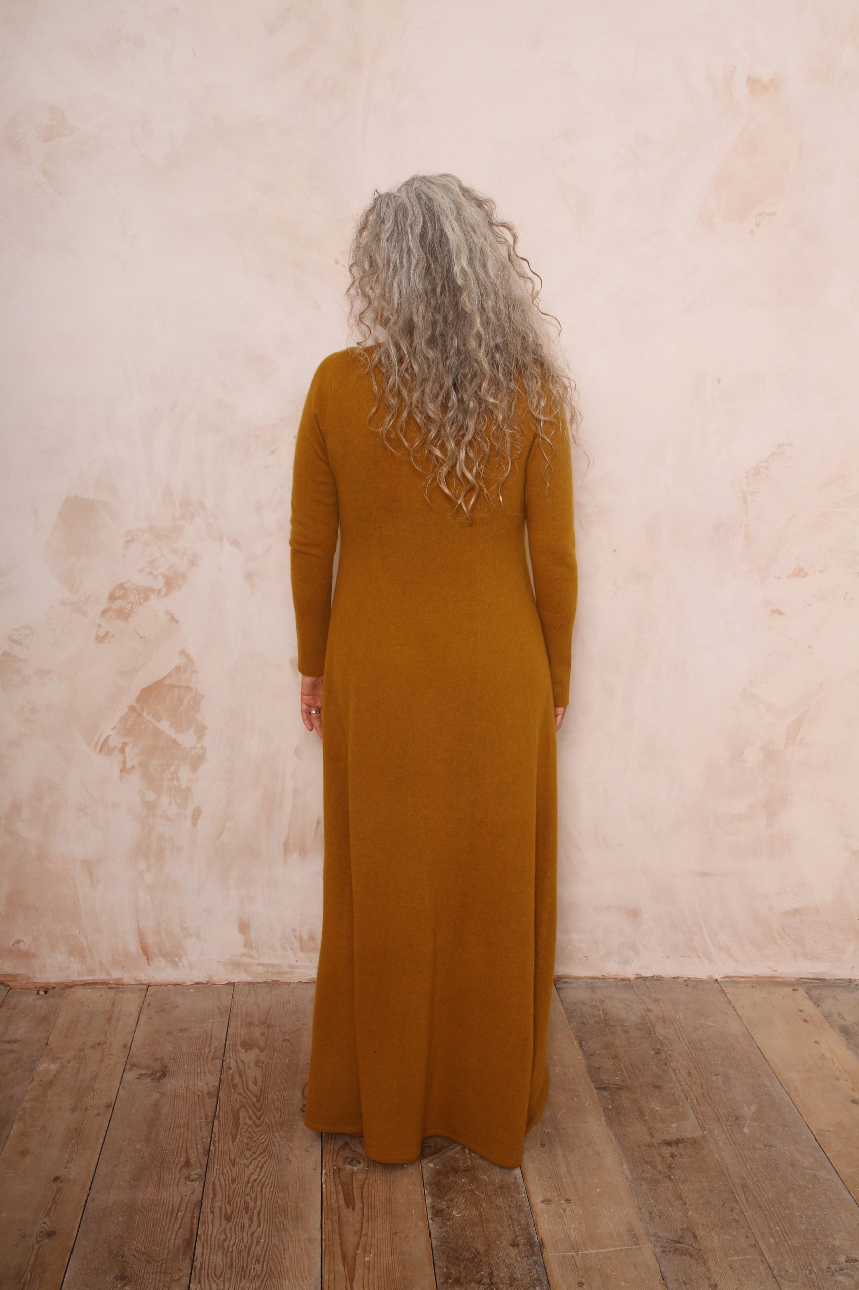 RHIANNON A-LINE MAXI DRESS PURE LAMBSWOOL PREORDER - Image 12