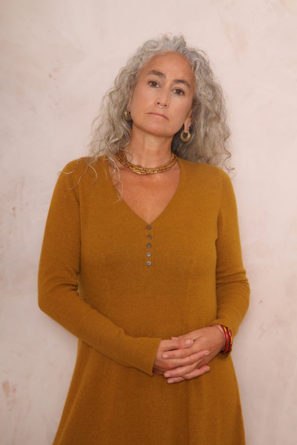 RHIANNON A-LINE MAXI DRESS PURE LAMBSWOOL PREORDER - Image 6