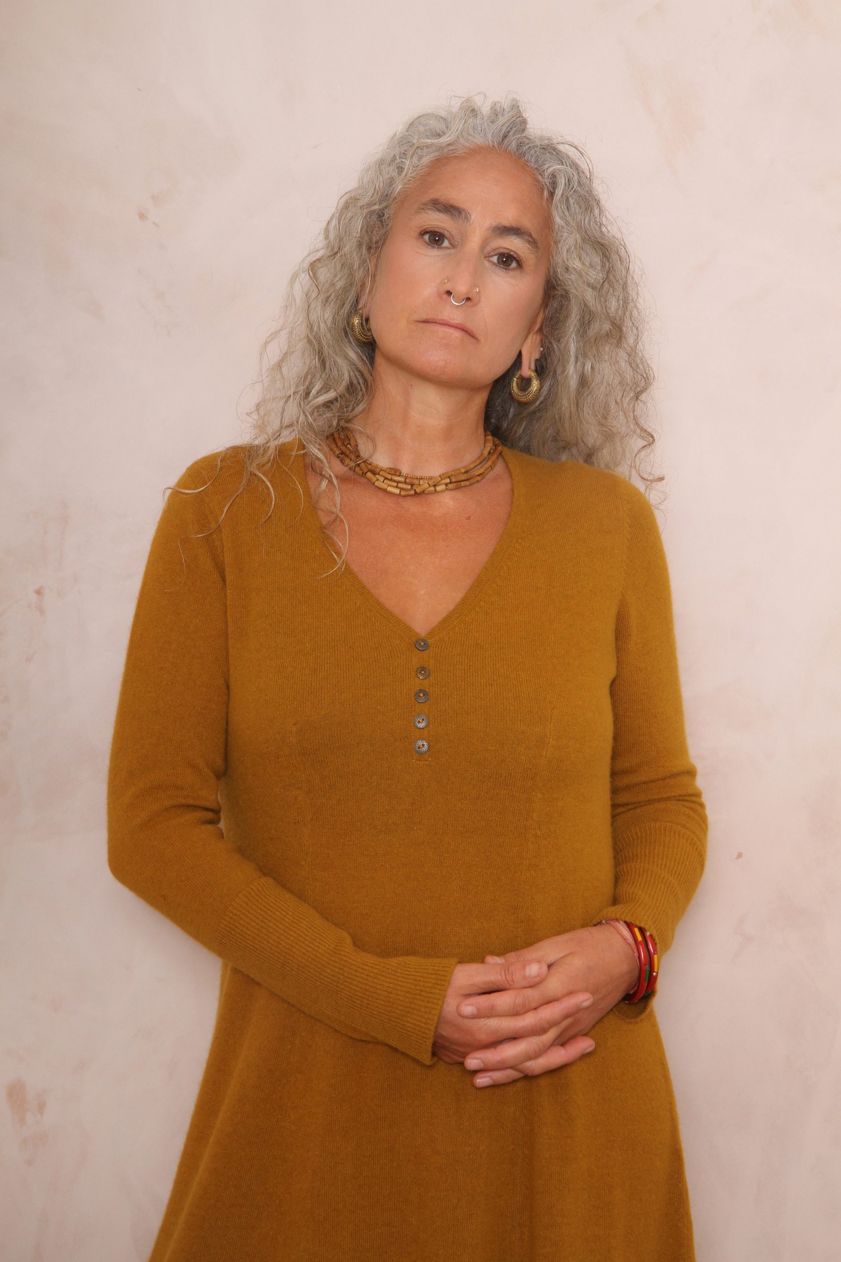 RHIANNON A-LINE MAXI DRESS PURE LAMBSWOOL PREORDER - Image 6