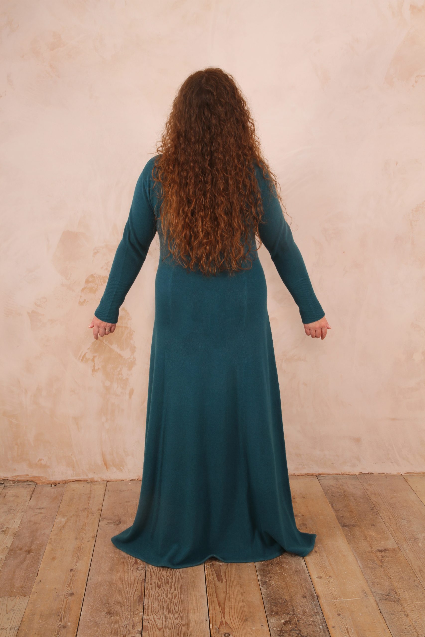 RHIANNON A-LINE MAXI DRESS PURE LAMBSWOOL PREORDER - Image 14