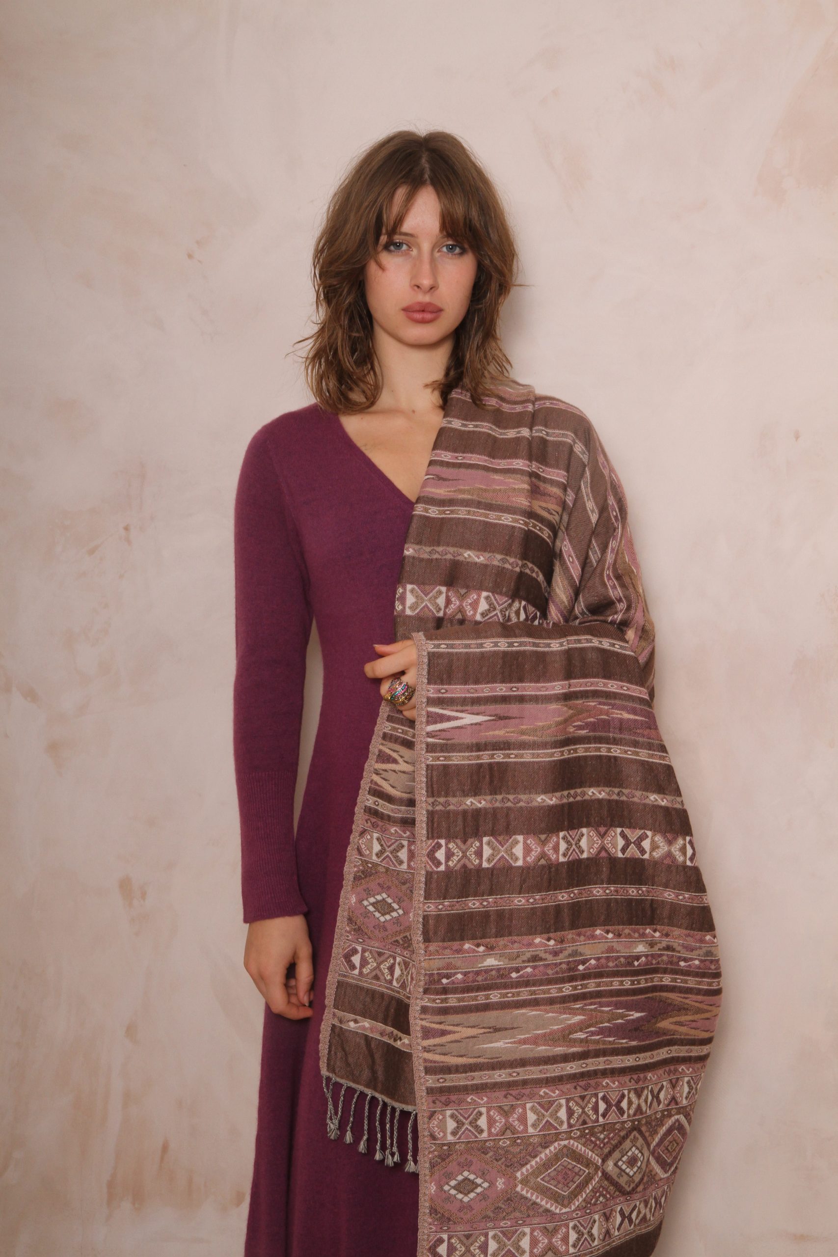 RHIANNON A-LINE MAXI DRESS PURE LAMBSWOOL PREORDER - Image 12
