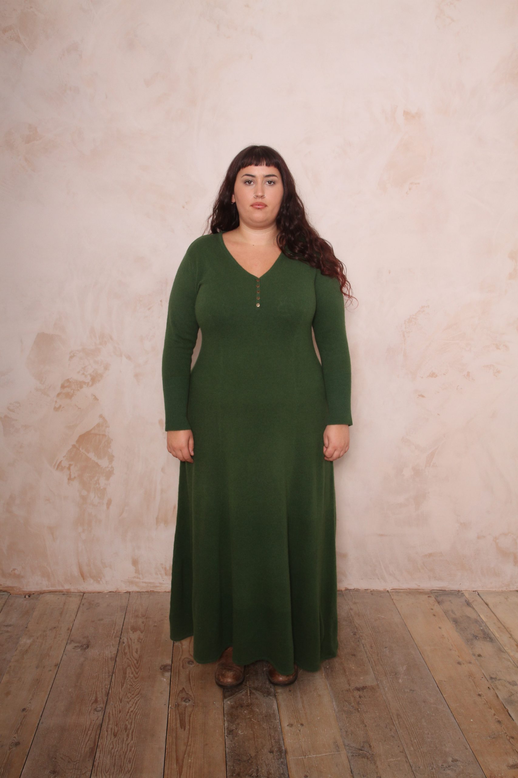 RHIANNON A-LINE MAXI DRESS PURE LAMBSWOOL PREORDER