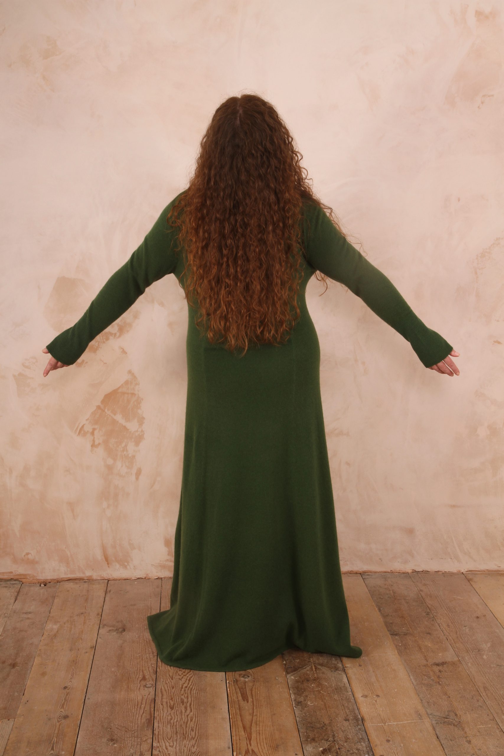 RHIANNON A-LINE MAXI DRESS PURE LAMBSWOOL PREORDER - Image 5