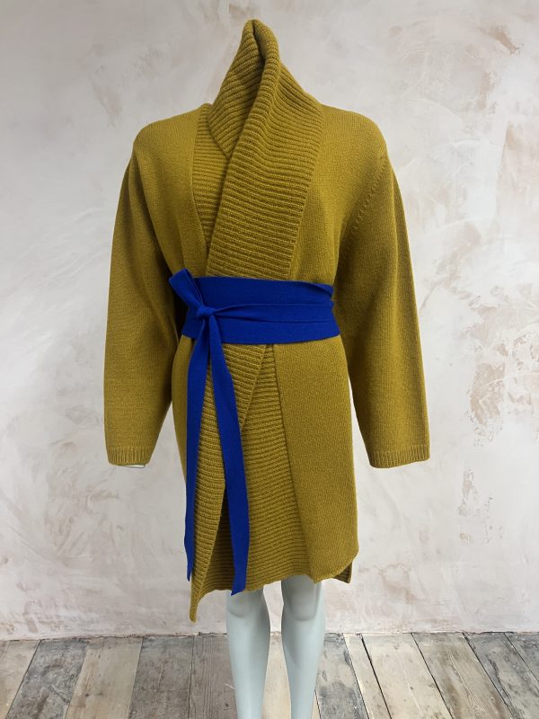 LAMBSWOOL WIDE KNITTED OBI BELT - Image 7