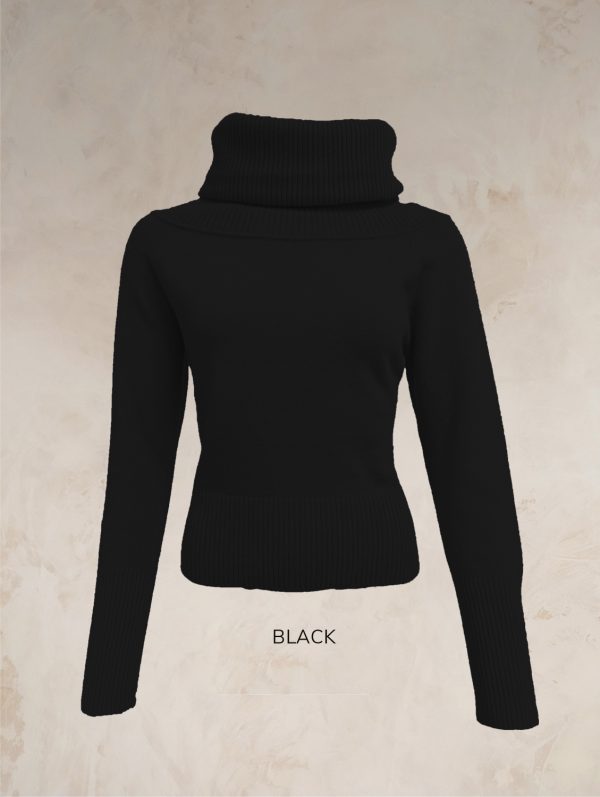 COWL NECK JUMPER PURE LAMBSWOOL preorder - Image 14
