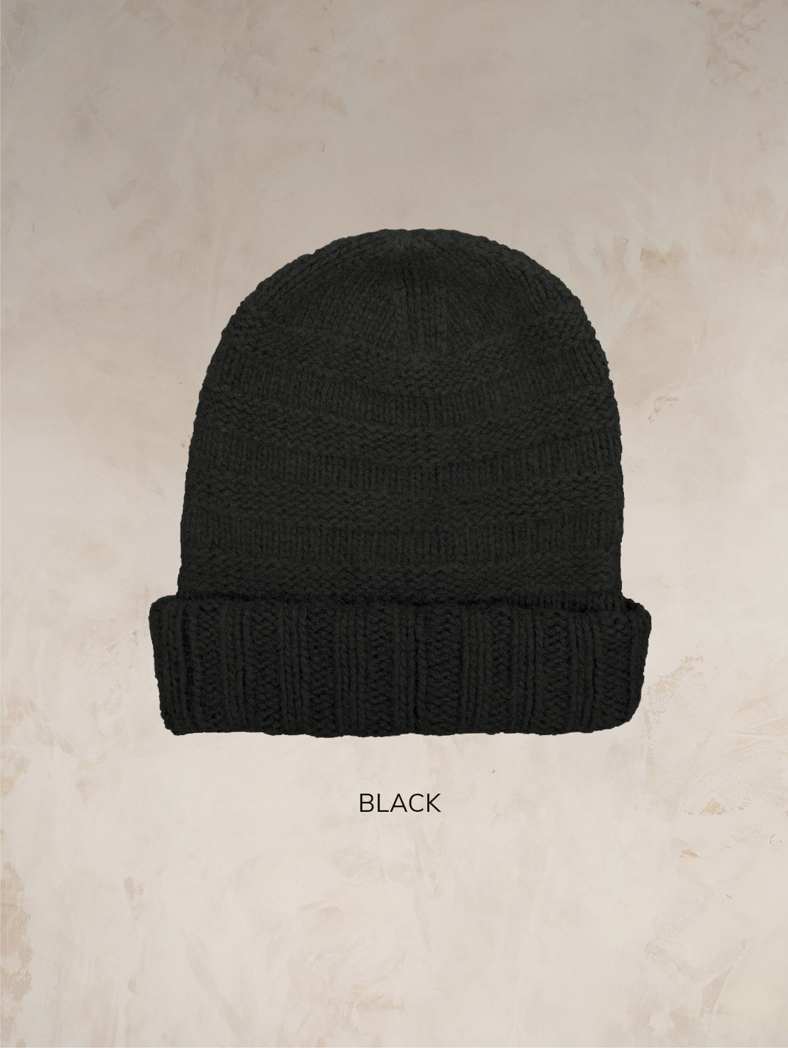 HARUKA CHUNKY RIBBED LAMBSWOOL BEANIE HAT! PREORDER - Image 5