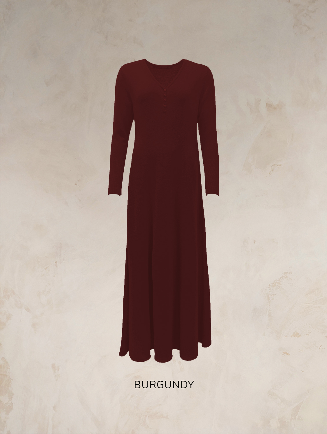 RHIANNON A-LINE MAXI DRESS PURE LAMBSWOOL PREORDER - Image 15