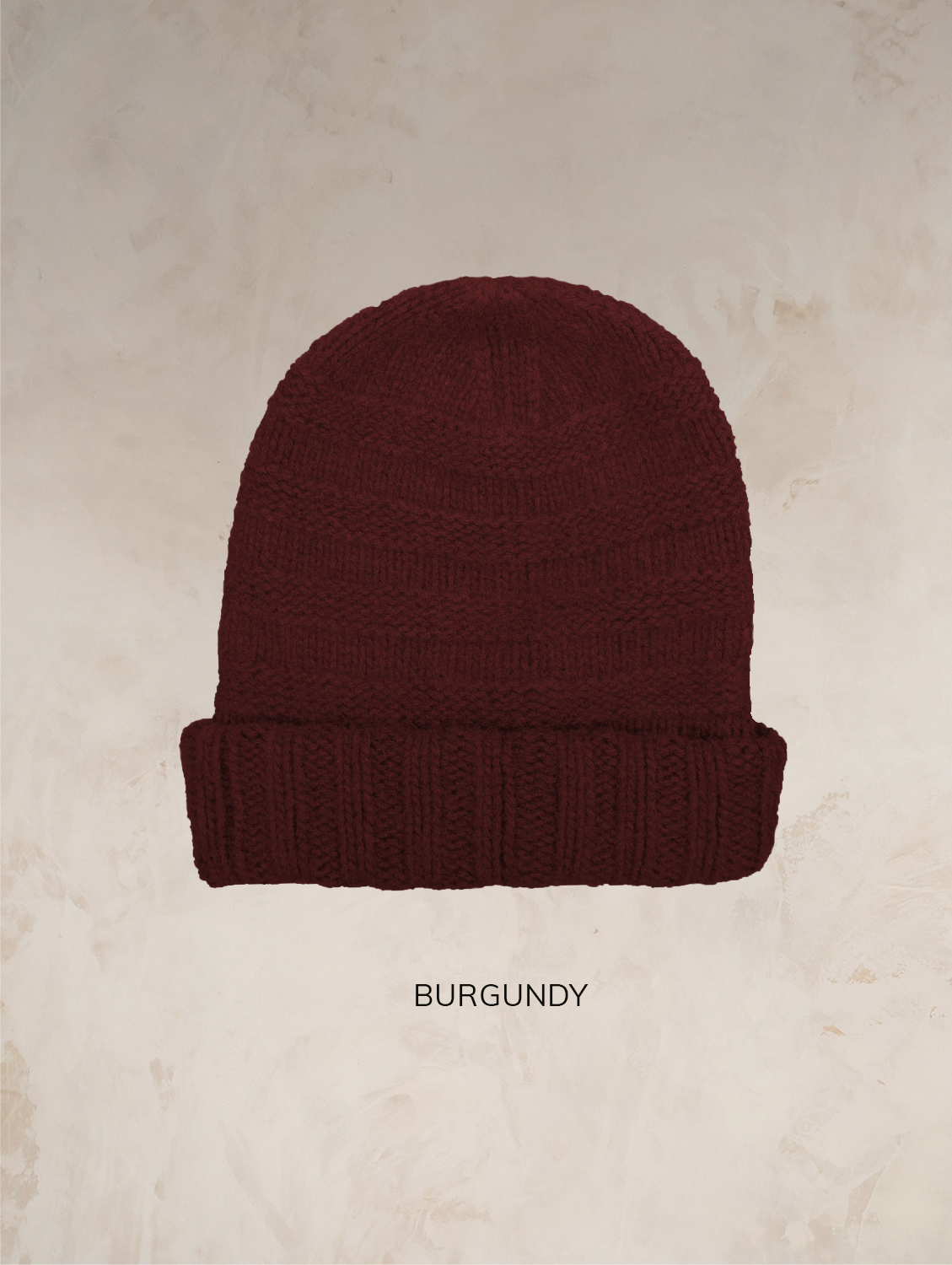 HARUKA CHUNKY RIBBED LAMBSWOOL BEANIE HAT! PREORDER - Image 6