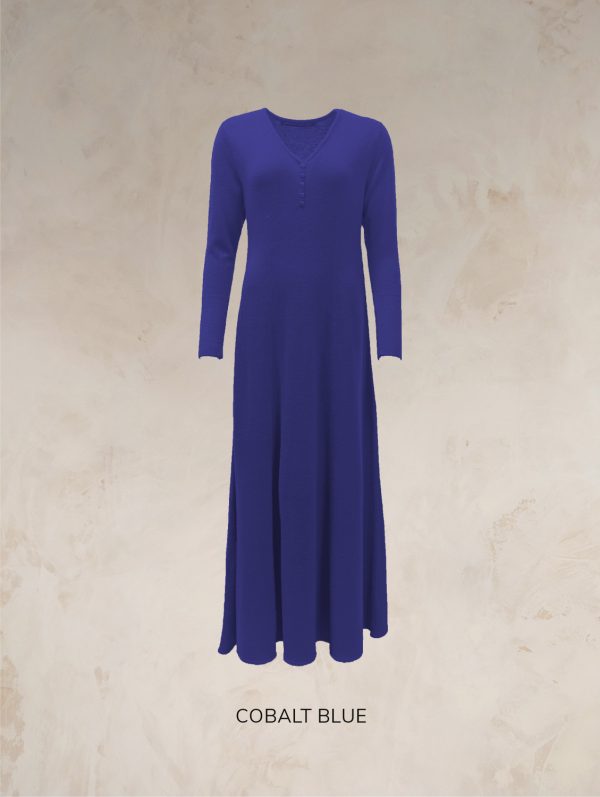 RHIANNON A-LINE MAXI DRESS PURE LAMBSWOOL PREORDER - Image 17