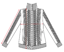 ENDLESS KNOT CABLE KNIT BOMBER CARDIGAN PURE LAMBSWOOL PREORDER - Image 26