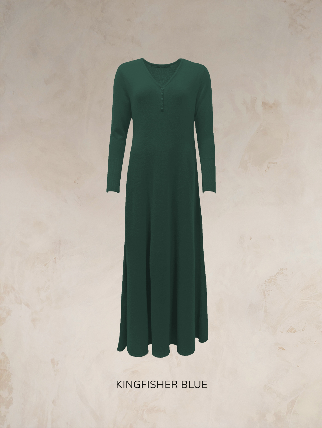 RHIANNON A-LINE MAXI DRESS PURE LAMBSWOOL PREORDER - Image 19