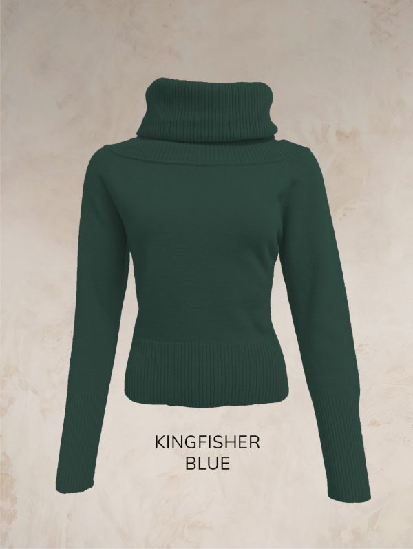 COWL NECK JUMPER PURE LAMBSWOOL preorder - Image 22
