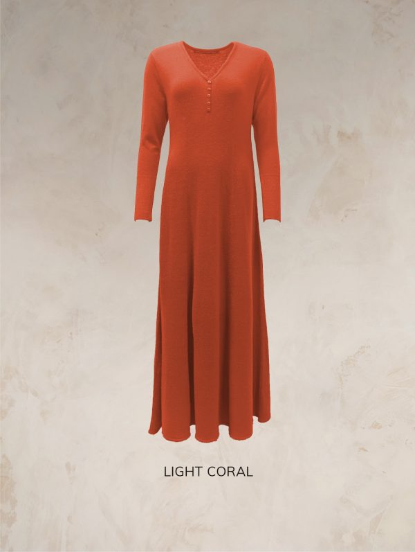 RHIANNON A-LINE MAXI DRESS PURE LAMBSWOOL PREORDER - Image 20