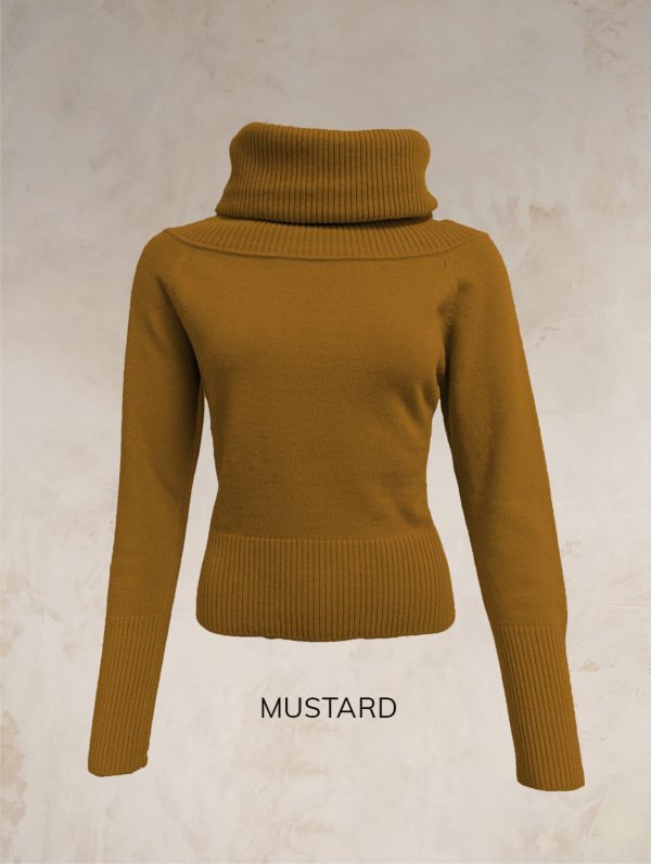 COWL NECK JUMPER PURE LAMBSWOOL preorder - Image 24