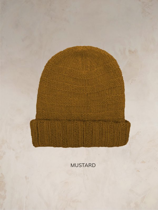 HARUKA CHUNKY RIBBED LAMBSWOOL BEANIE HAT! PREORDER - Image 10