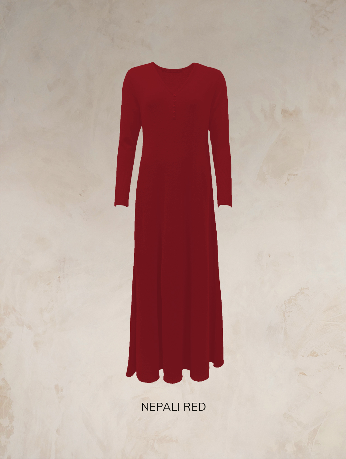 RHIANNON A-LINE MAXI DRESS PURE LAMBSWOOL PREORDER - Image 22