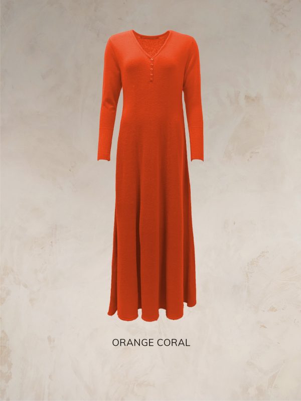 RHIANNON A-LINE MAXI DRESS PURE LAMBSWOOL PREORDER - Image 23