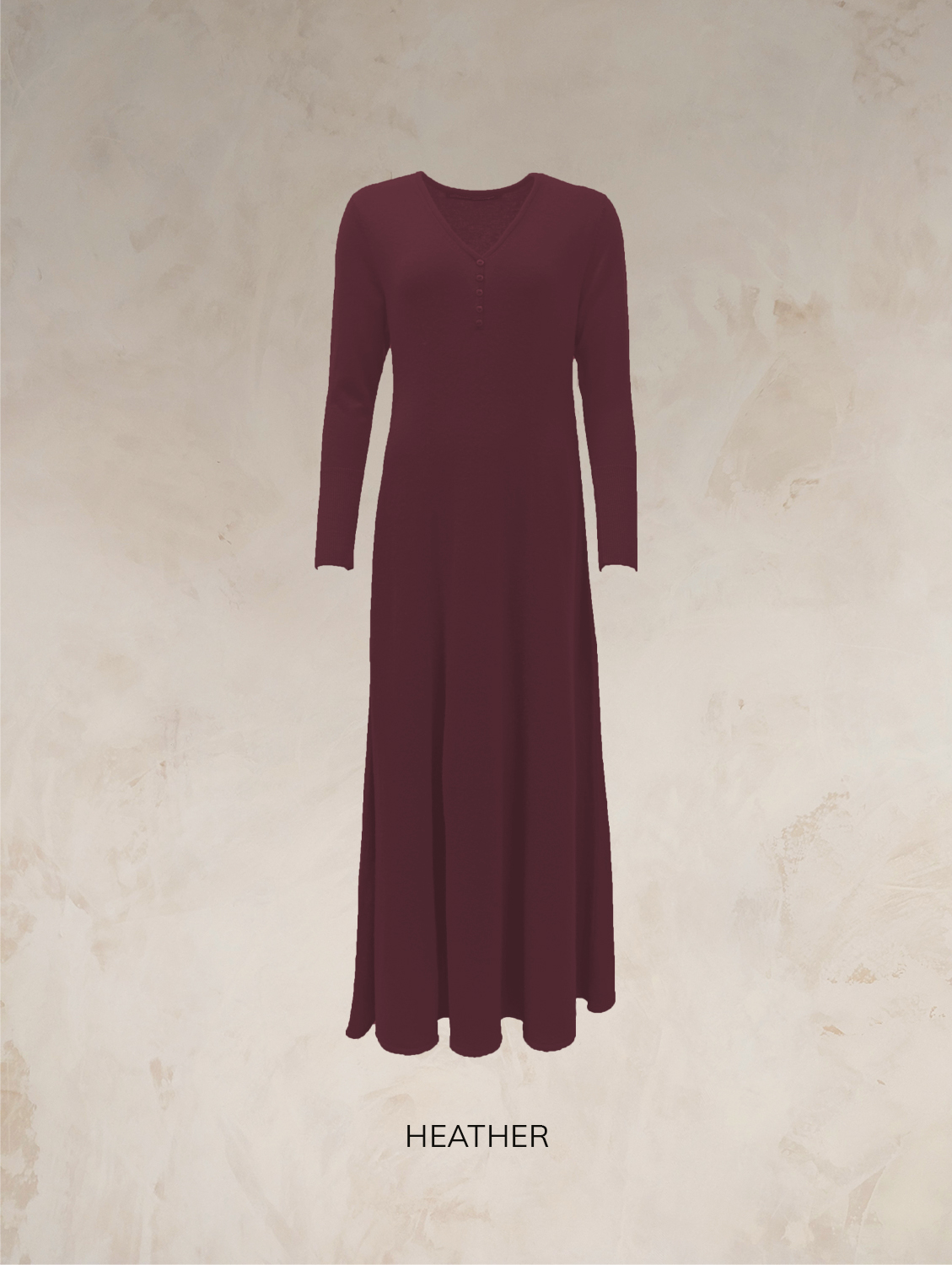 RHIANNON A-LINE MAXI DRESS PURE LAMBSWOOL PREORDER - Image 24