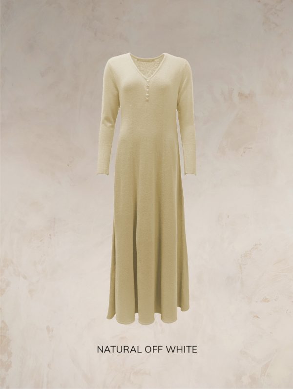 RHIANNON A-LINE MAXI DRESS PURE LAMBSWOOL PREORDER - Image 25