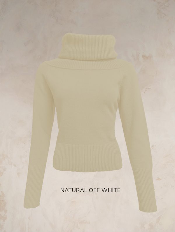 COWL NECK JUMPER PURE LAMBSWOOL preorder - Image 26