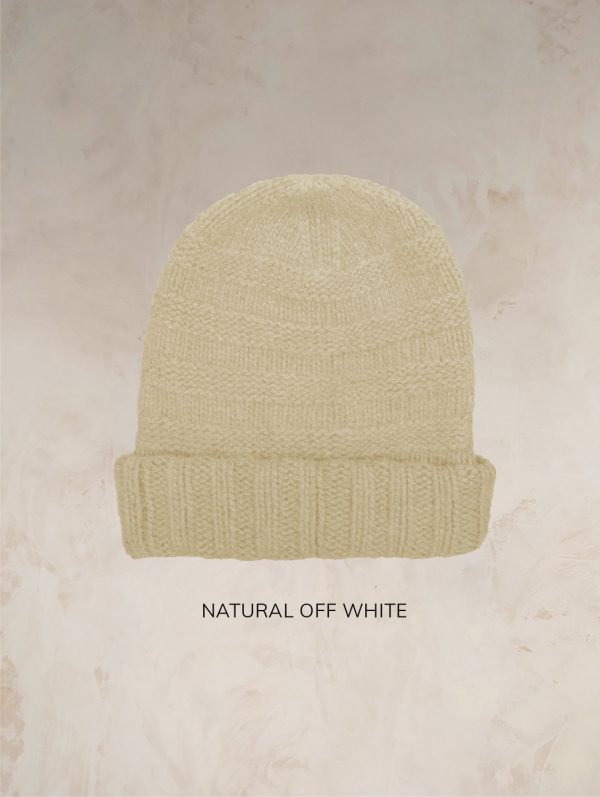 HARUKA CHUNKY RIBBED LAMBSWOOL BEANIE HAT! PREORDER - Image 7