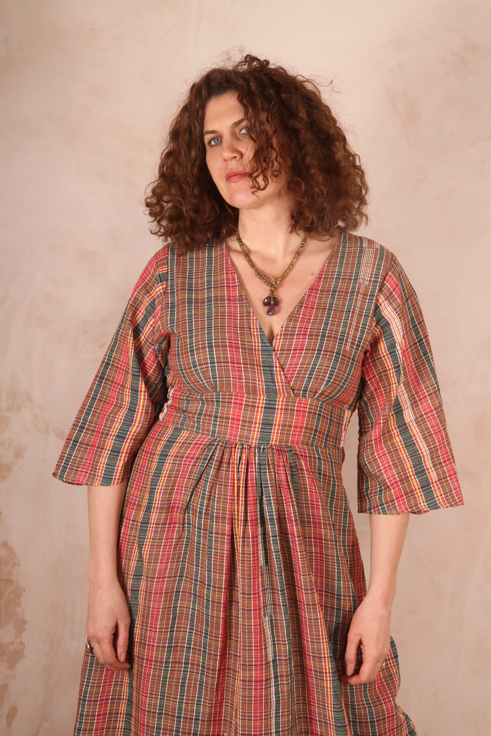Boho Dress Special Limited Edition Clay and Earth Weave - Image 2