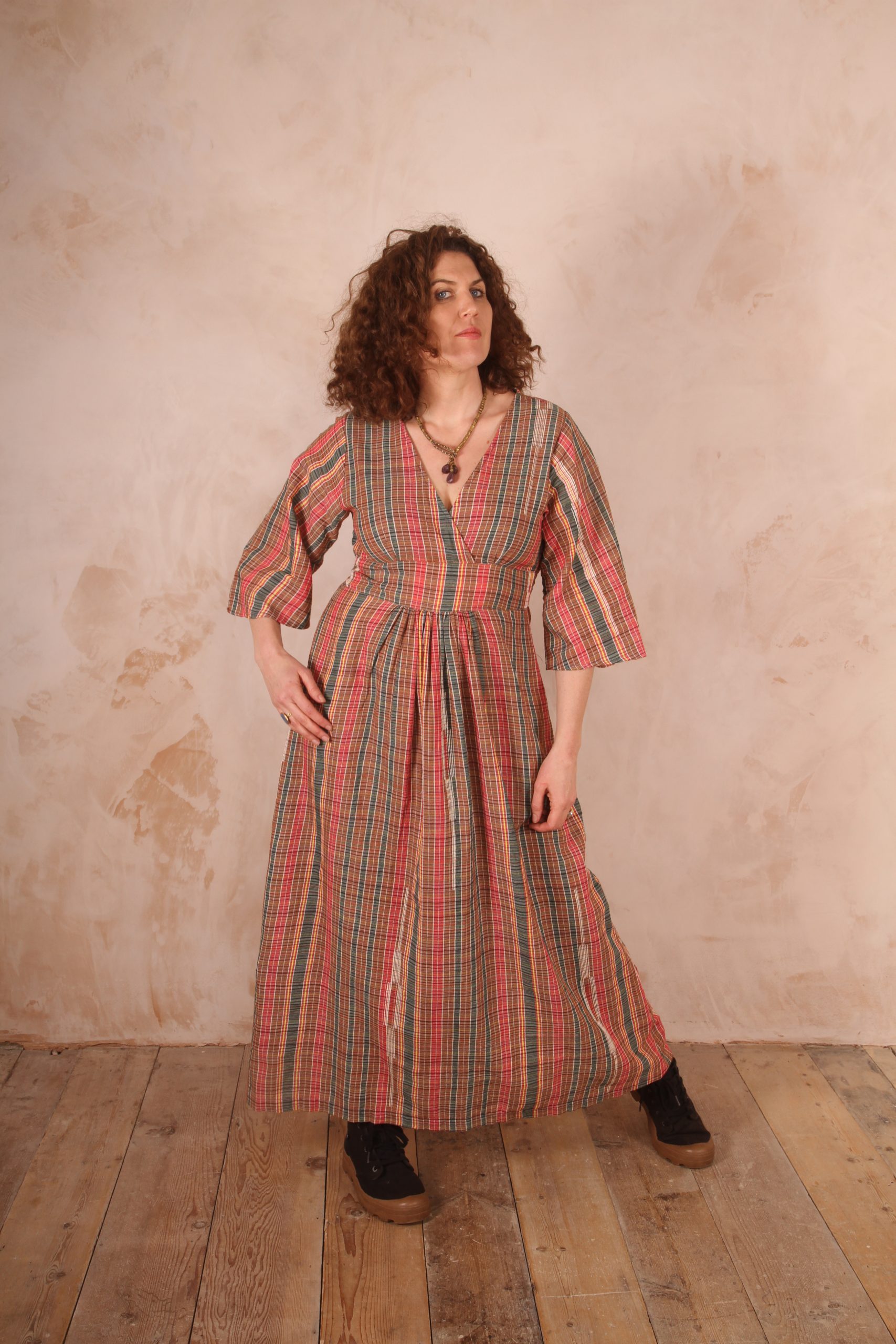 Boho Dress Special Limited Edition Clay and Earth Weave - Image 4